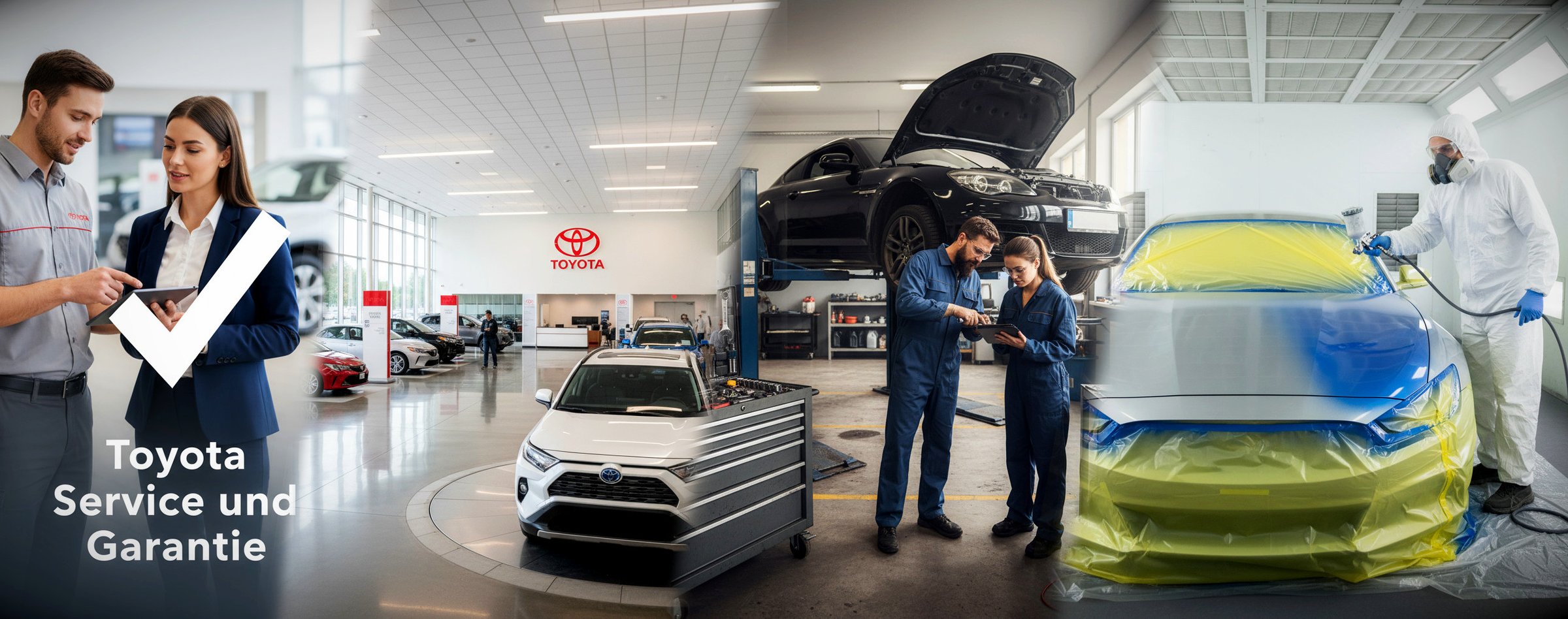 Auto Feldmeier GmbH in Wackersdorf - alles unter einem Dach! Collage von Auto Feldmeier GmbH in Wackersdorf